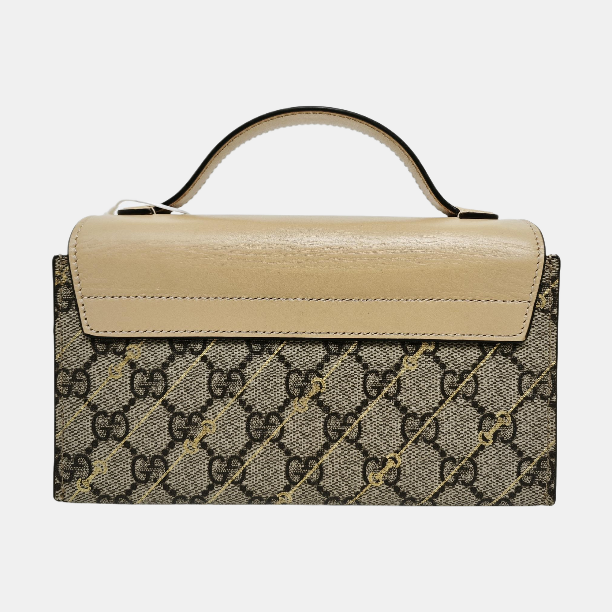 Authenticated pre-owned  Padlock Mini Monogram Canvas Beige - Shoulder Bag at Looply