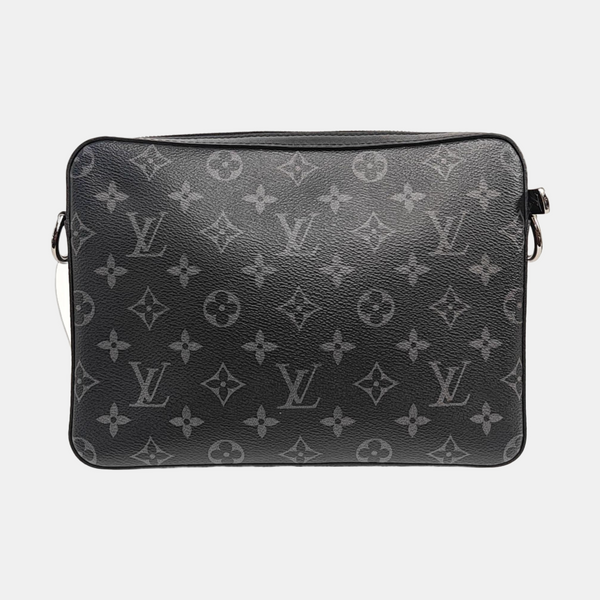 TRIO Monogram Coated Canvas Gray