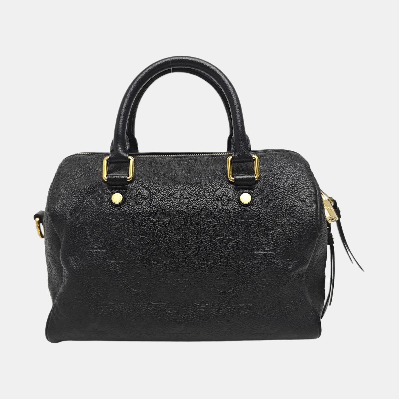 SPEEDY 25 Monogram Calfskin Black
