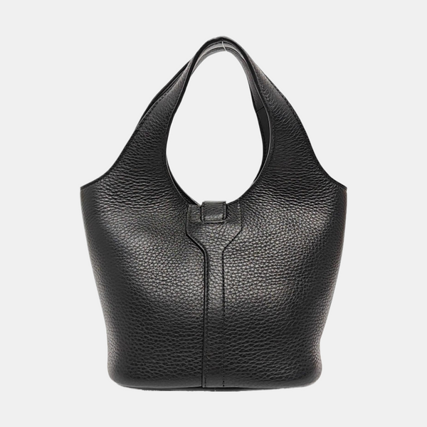 Calfskin Shoulder Bag Black