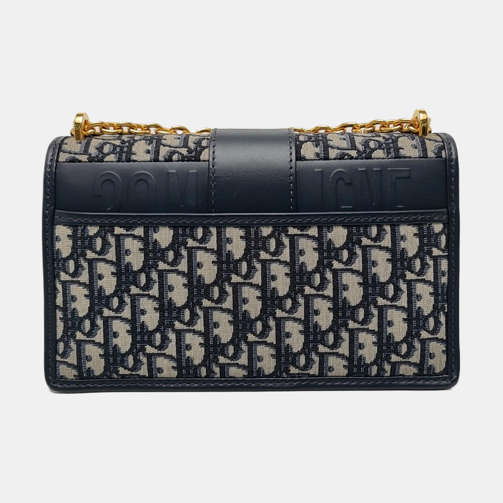 30 Montaigne Oblique Canvas Blue