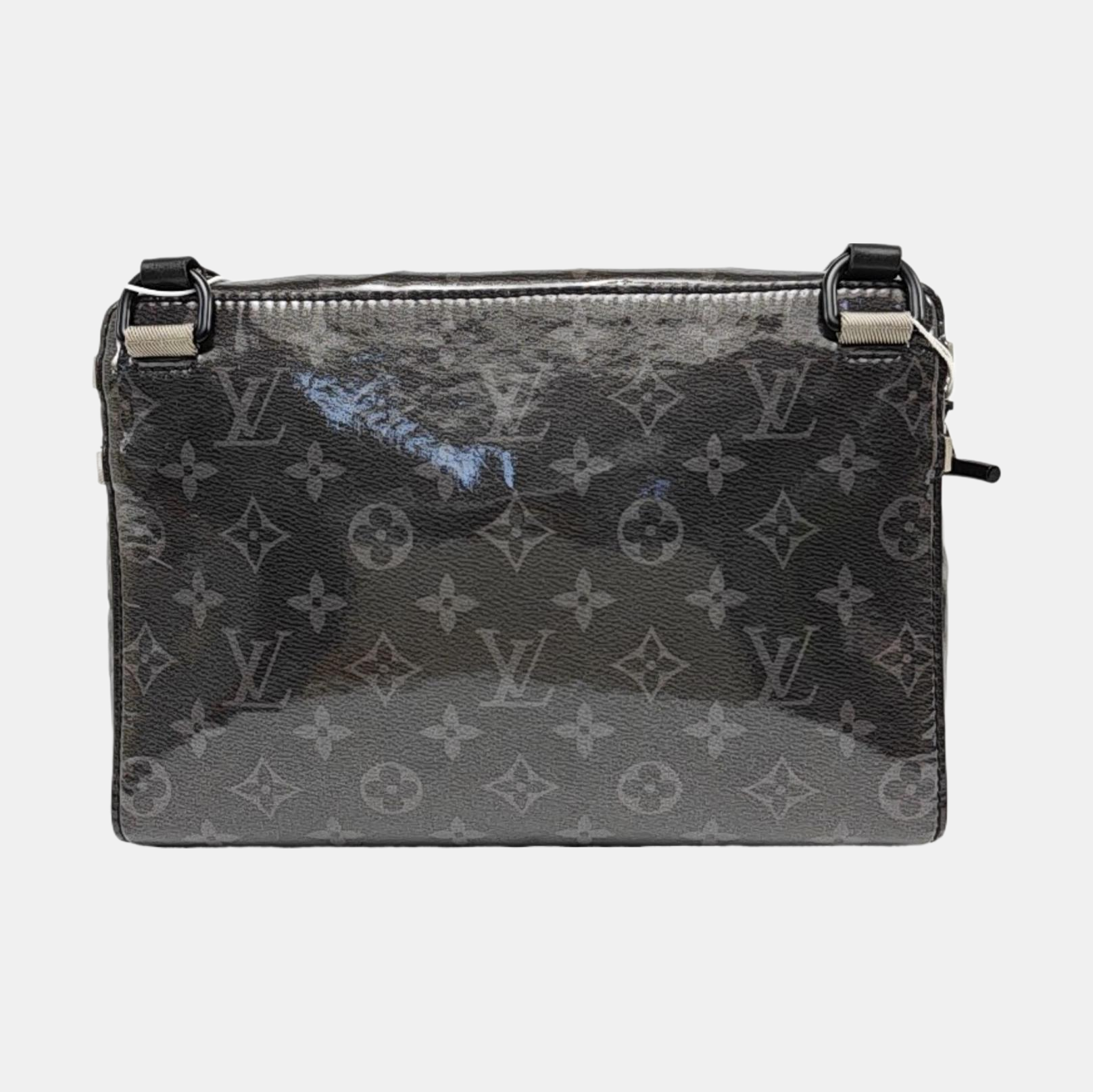 Monogram Coated Canvas Shoulder Bag PM Gray