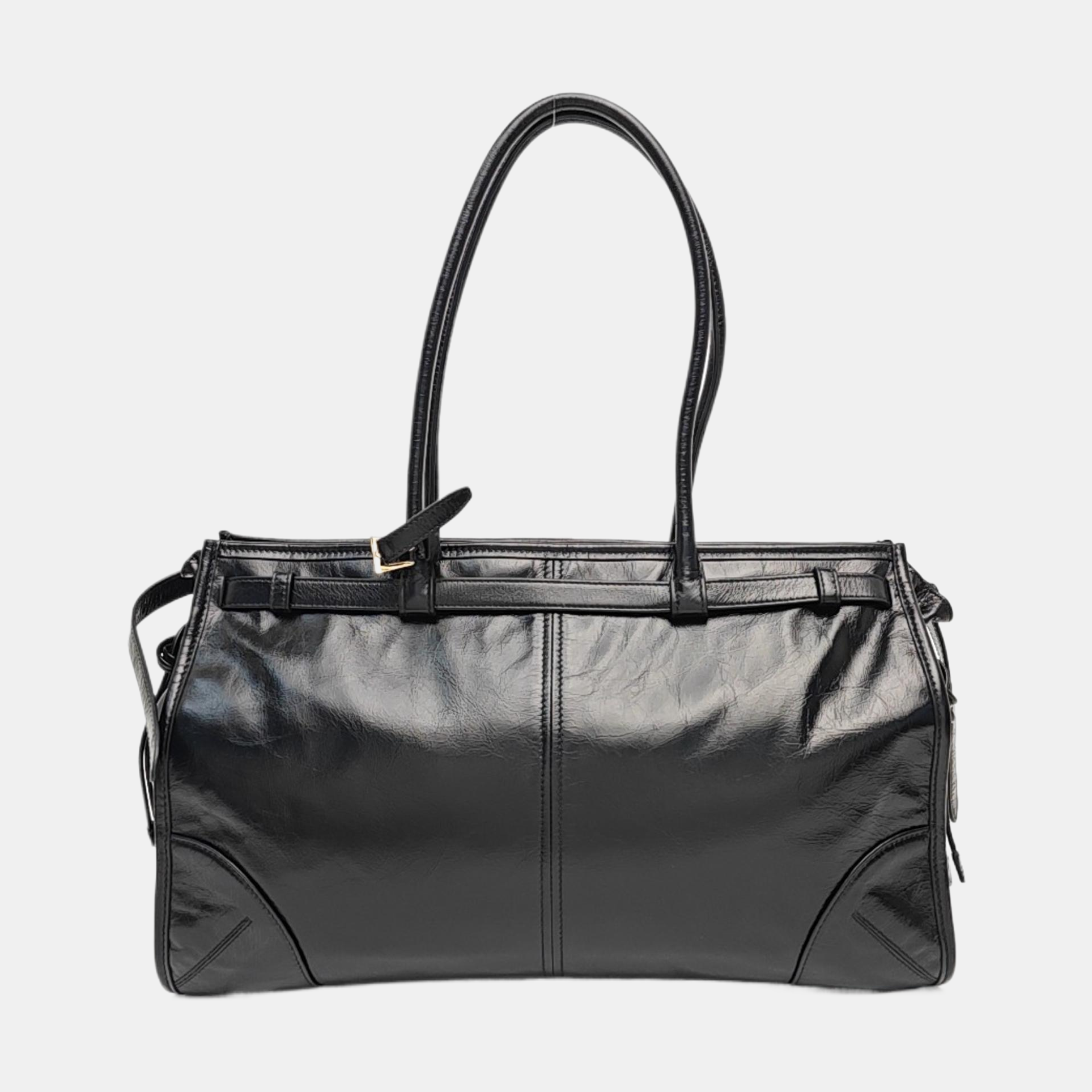 Bonnie Large Calfskin Black