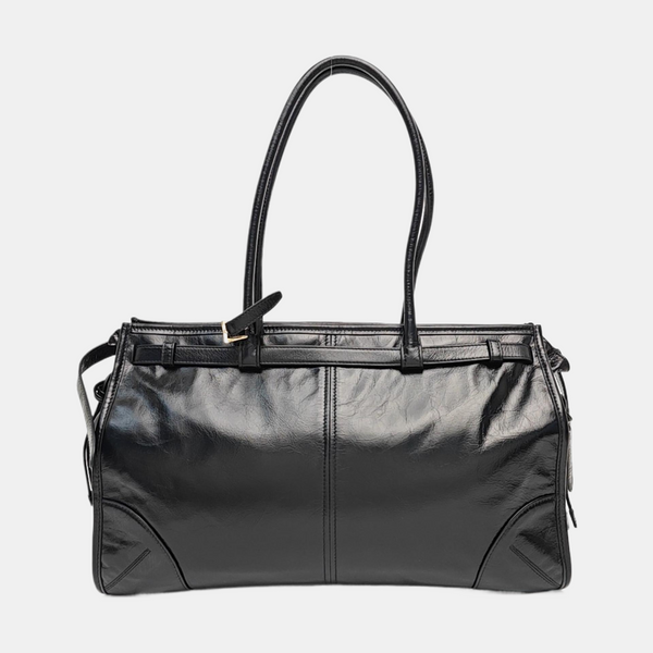 Bonnie Large Calfskin Black