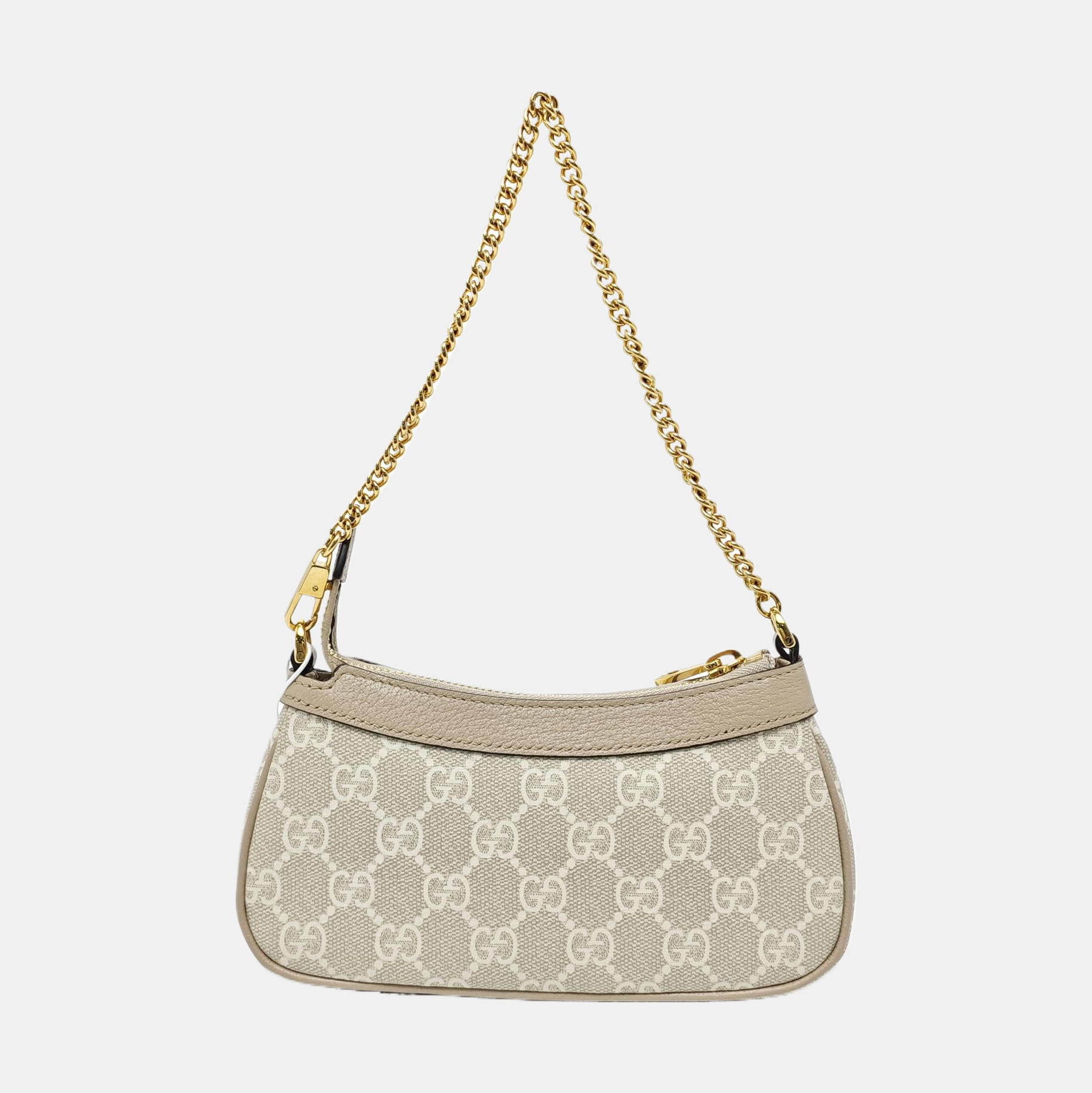 Authenticated pre-owned  Ophidia Mini Monogram Coated Canvas Beige - Shoulder Bag at Looply