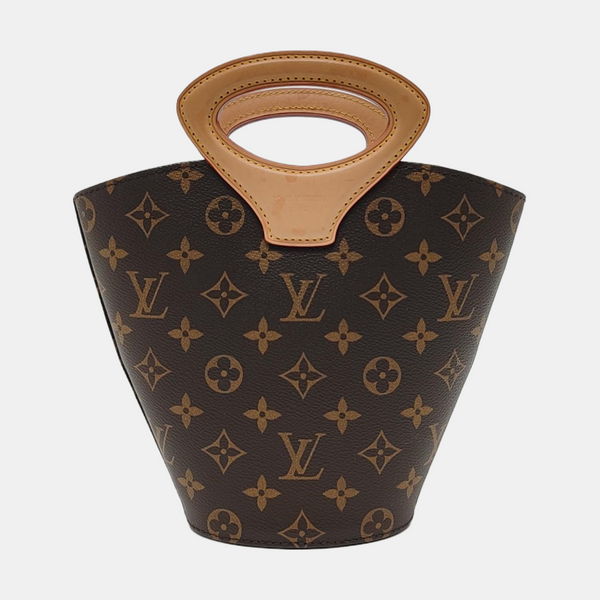 RIVAGE BB Monogram Coated Canvas Brown