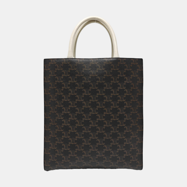 CABAS CELINE Small Coated Canvas Black