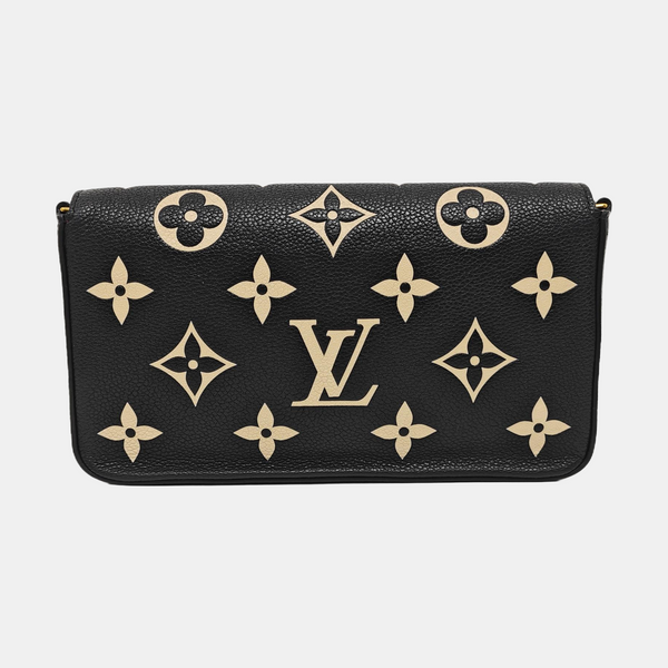 FÉLICIE Monogram Calfskin Black