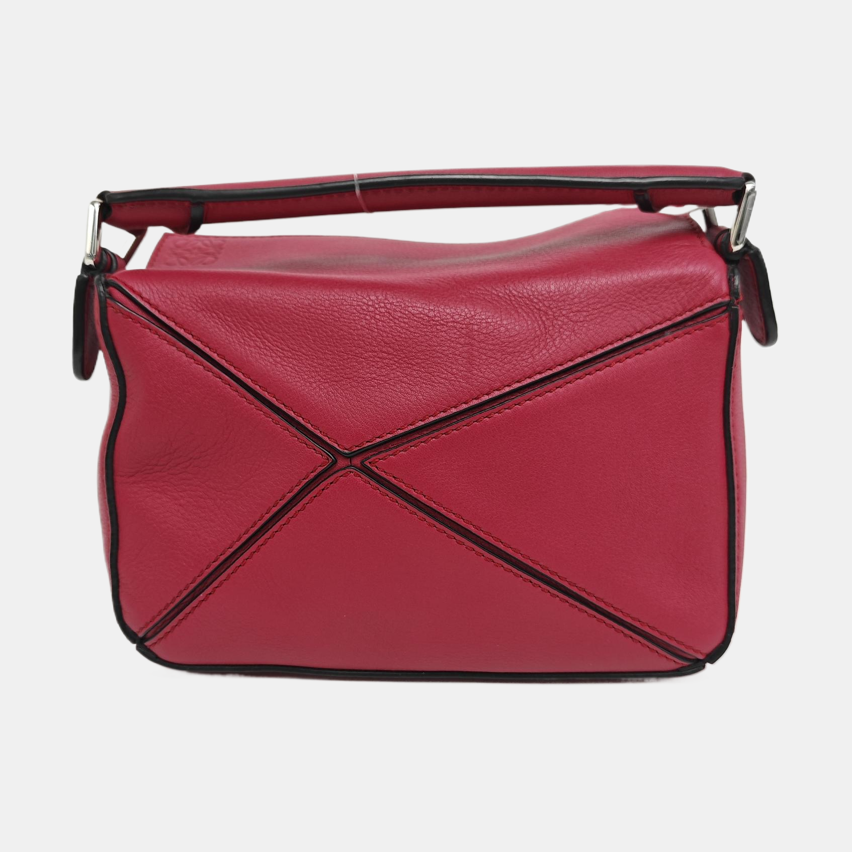 Puzzle Mini Calfskin Red