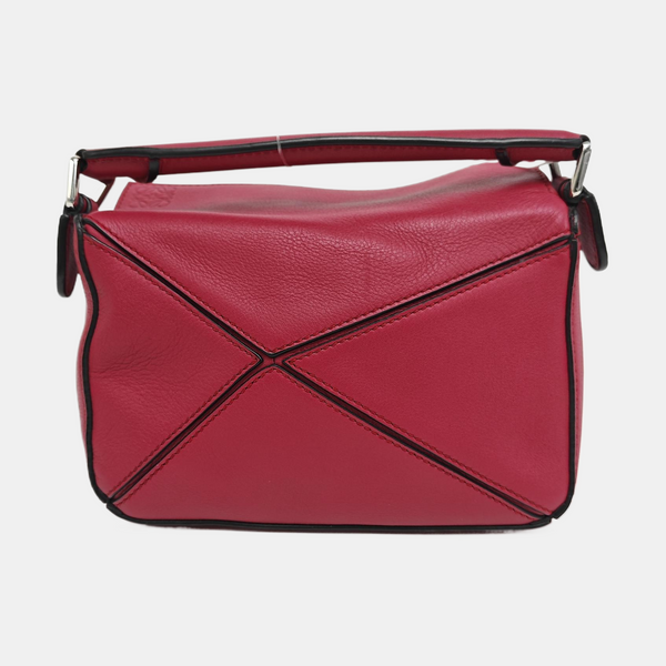 Puzzle Mini Calfskin Red