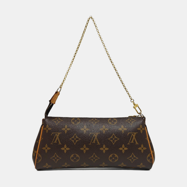 EVA Monogram Coated Canvas Brown