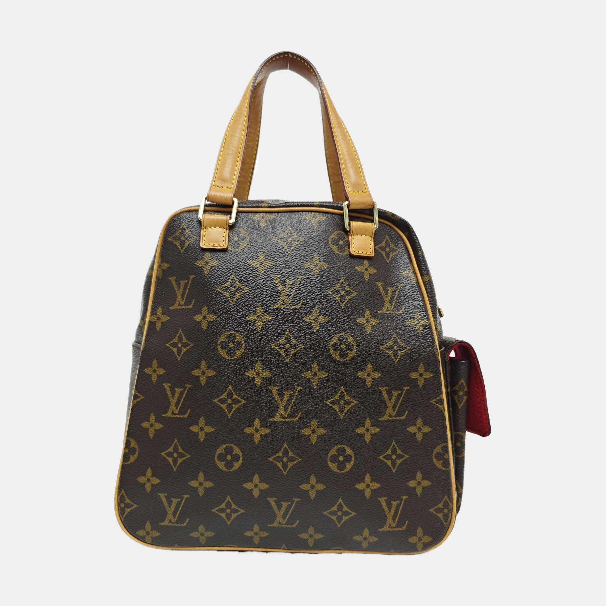 EXCENTRI-CITE Monogram Coated Canvas Brown