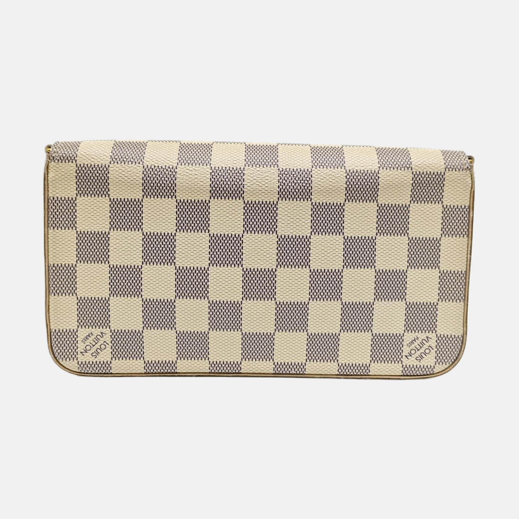 FÉLICIE Damier Azur Coated Canvas White