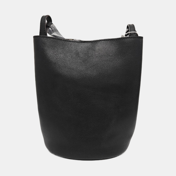 Calfskin Bucket Bag Black