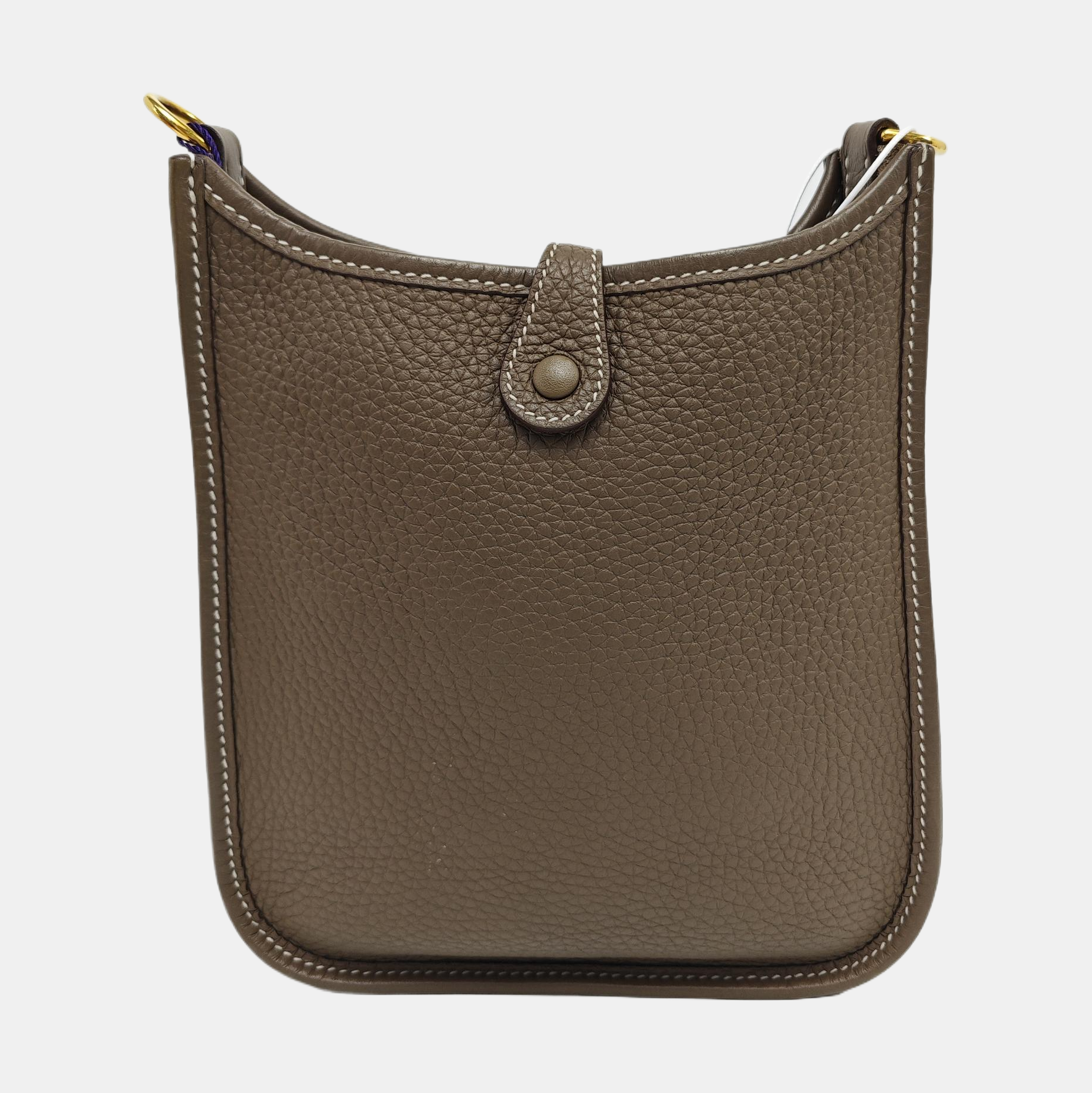 Authenticated pre-owned  Evelyne TPM Clemence Grey - Shoulder Bag at Looply