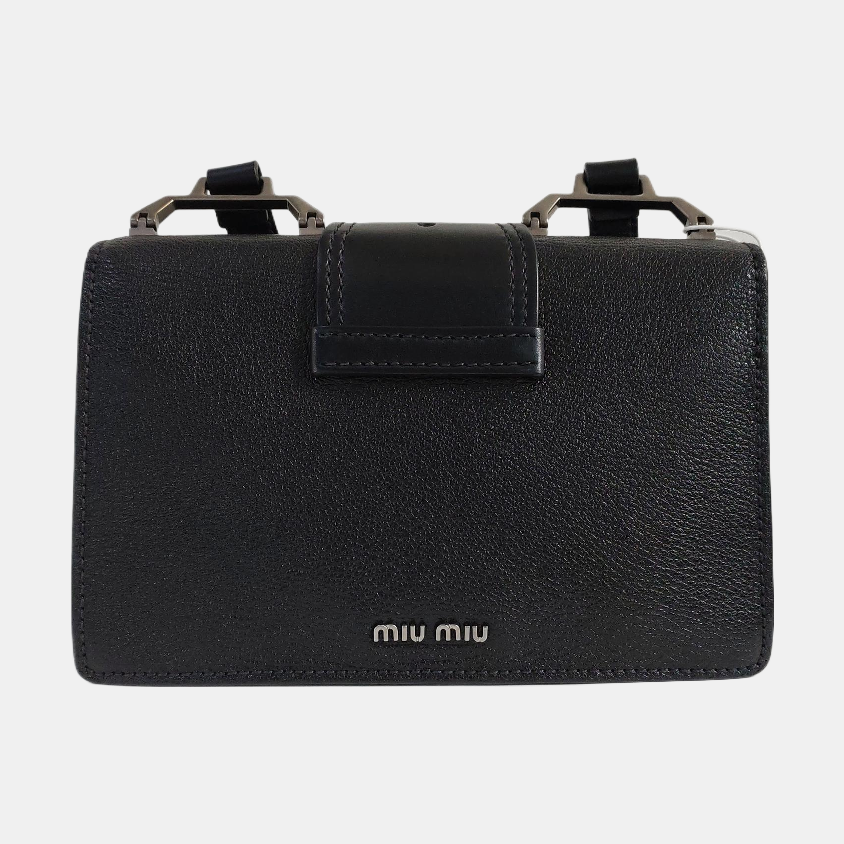 Miu Lady Calfskin Black