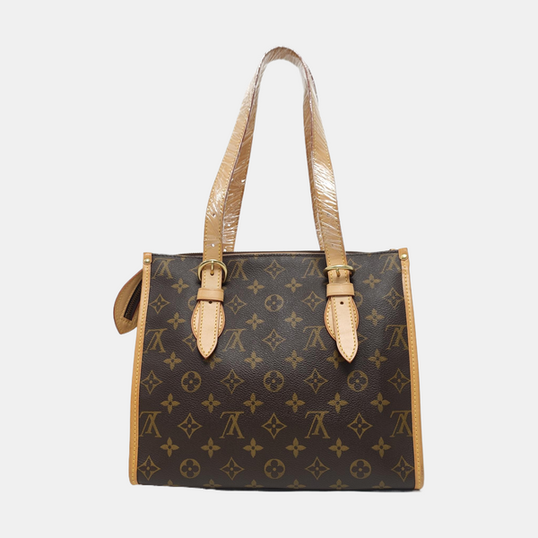 POPINCOURT Monogram Coated Canvas Brown