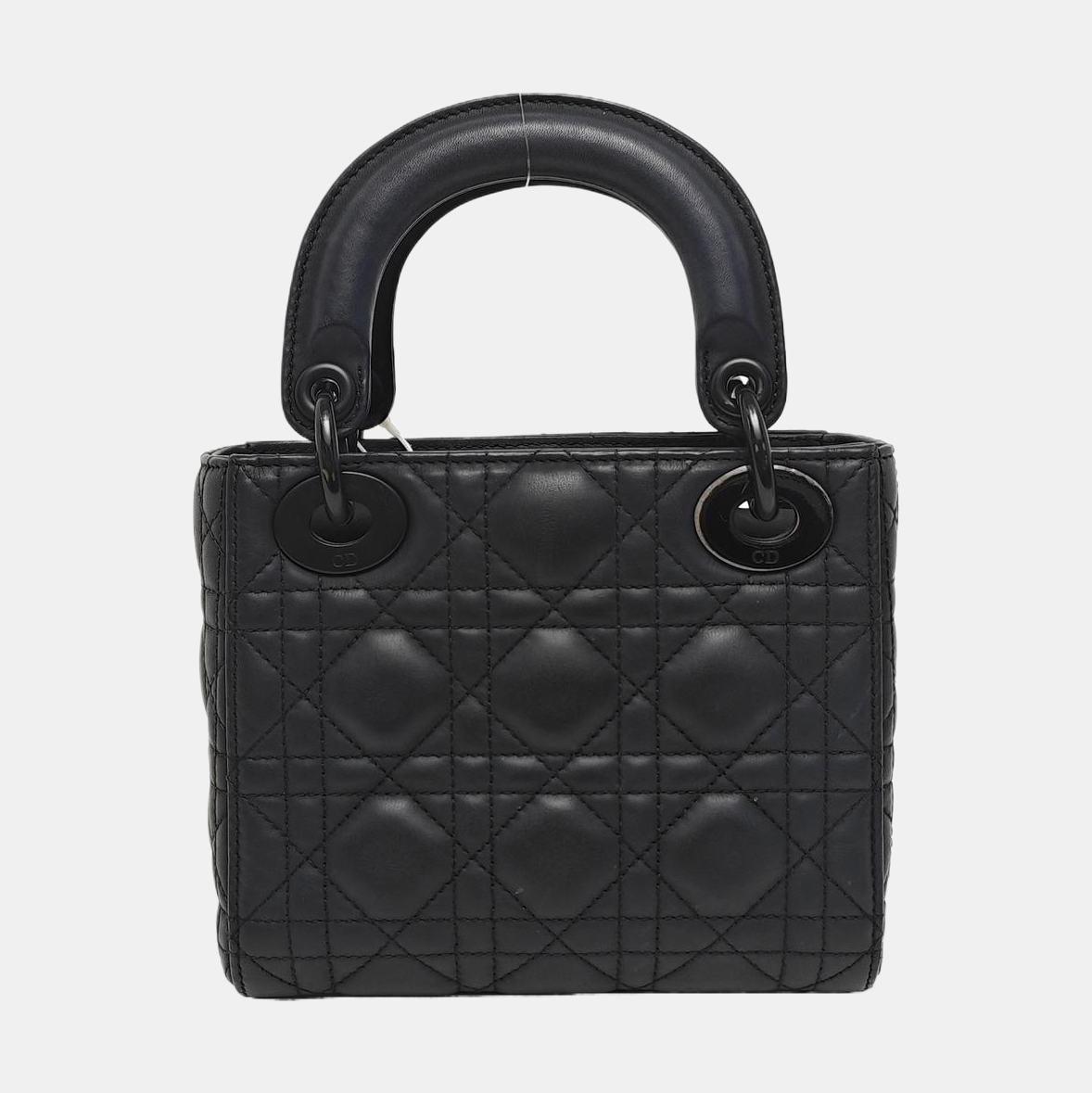 Lady Dior Mini Cannage Lambskin Black