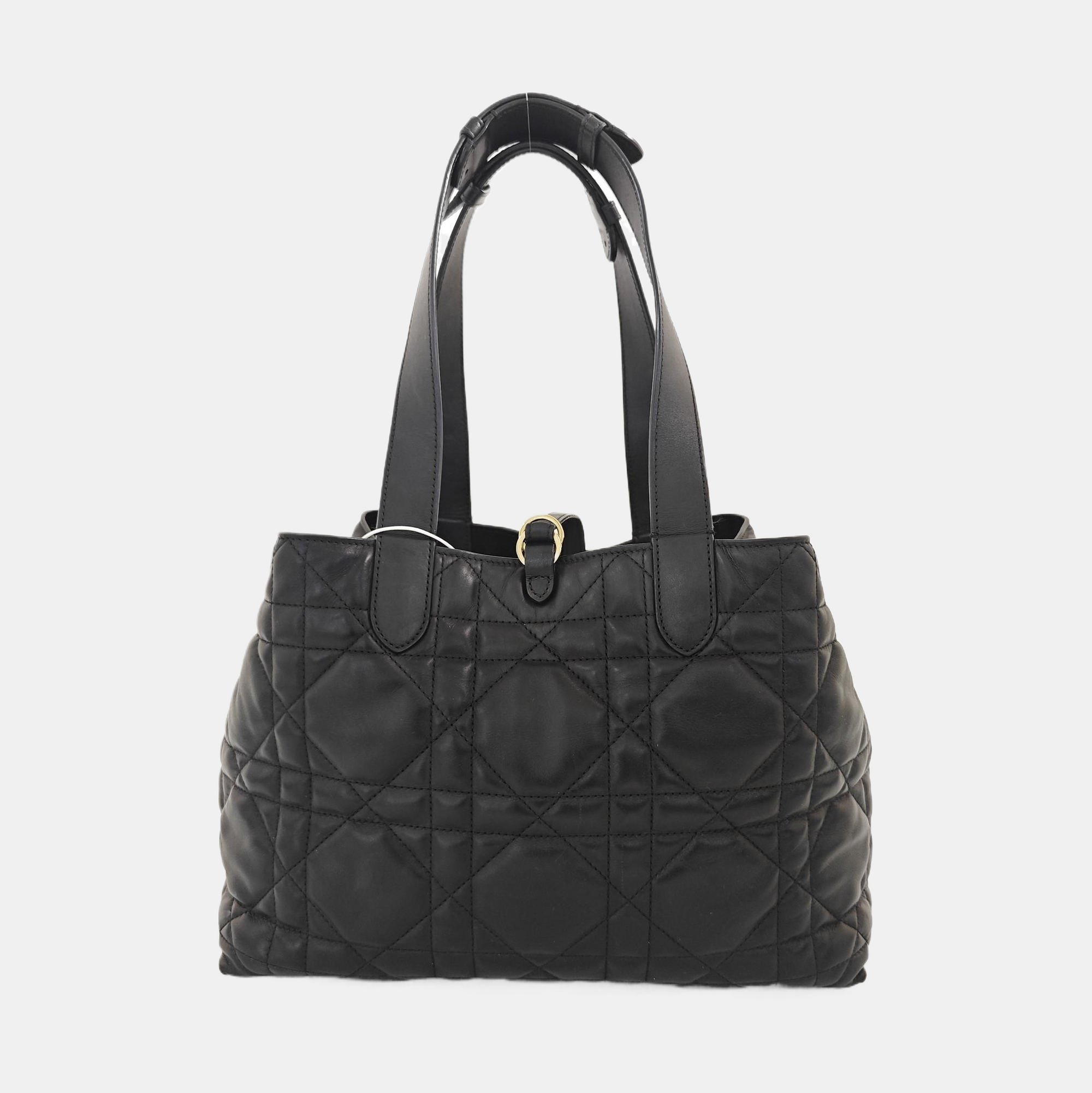 Toujours Medium Cannage Calfskin Black