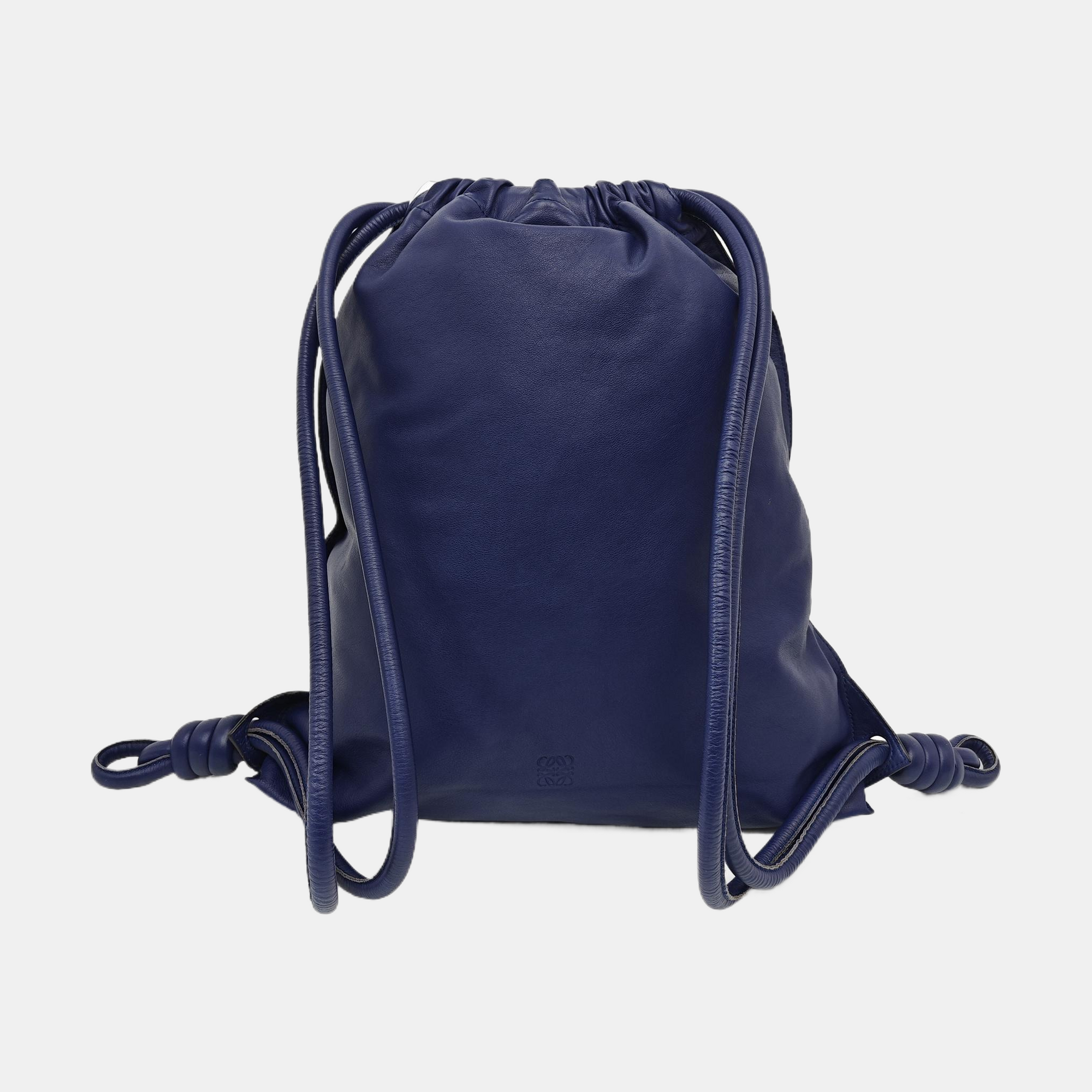 Calfskin Backpack Blue