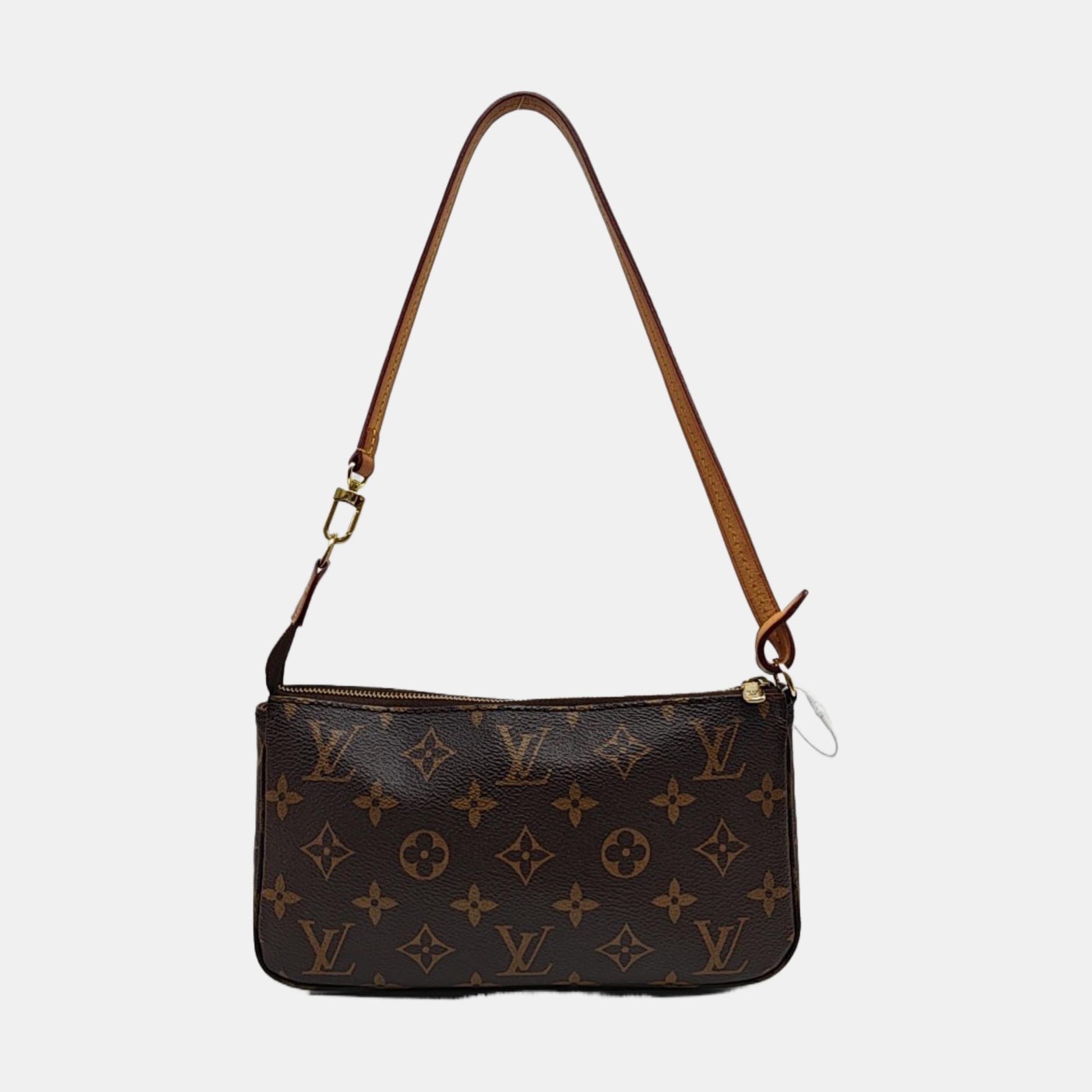 ACCESSOIRES GM Monogram Coated Canvas Brown