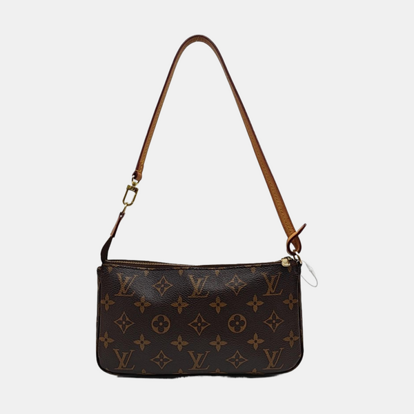 ACCESSOIRES GM Monogram Coated Canvas Brown