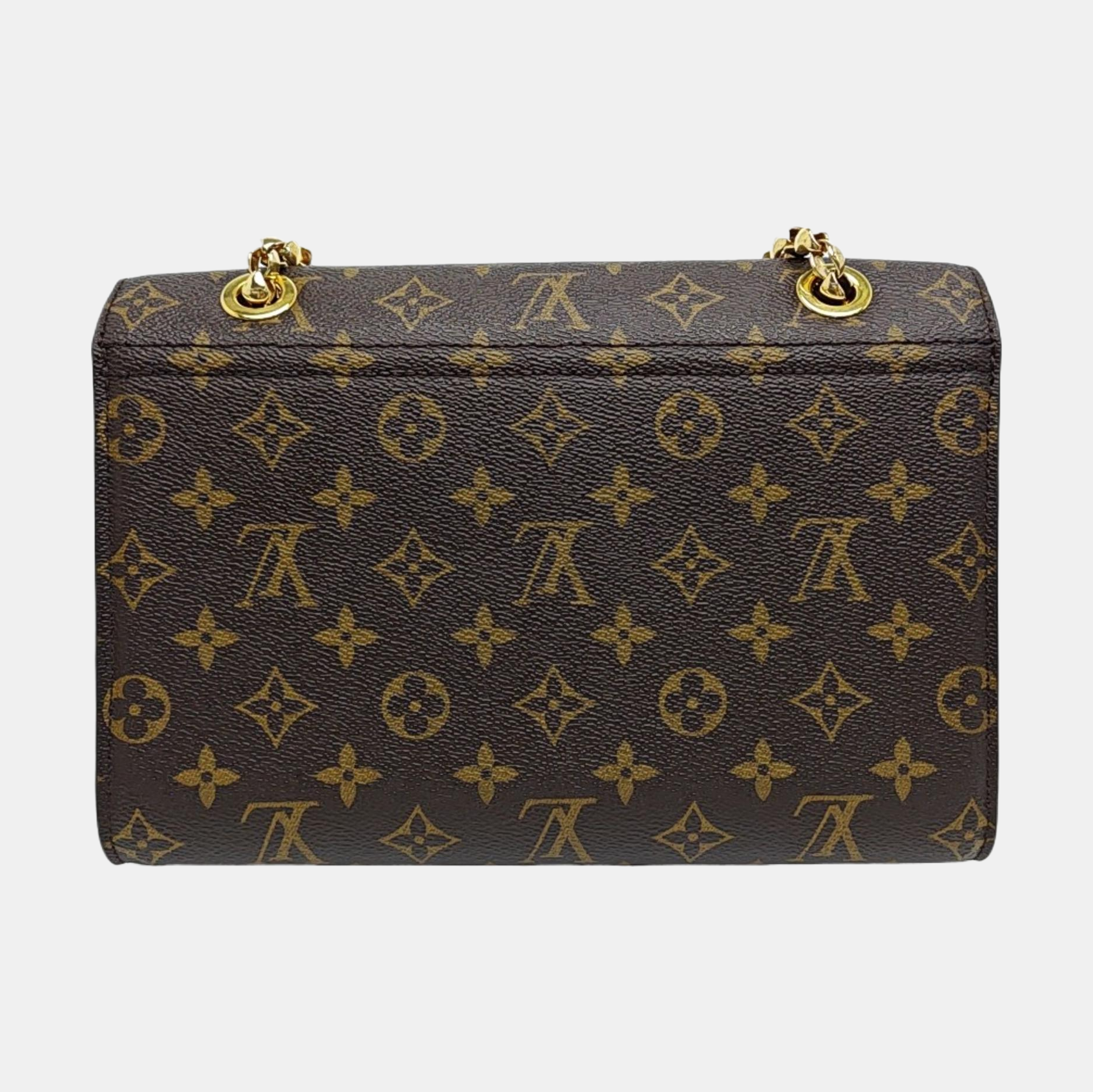 VICTOIRE Monogram Coated Canvas Brown