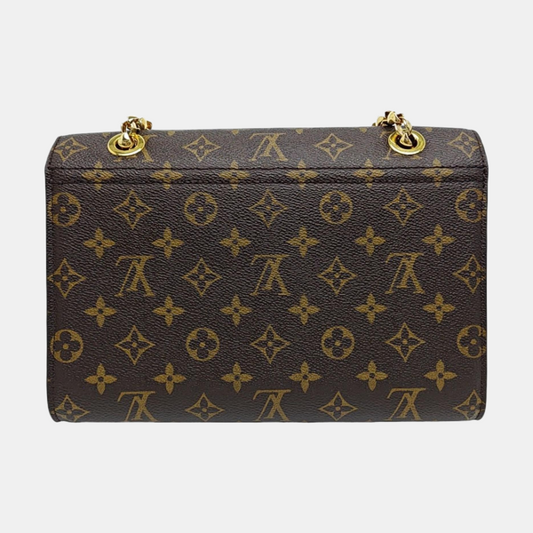 VICTOIRE Monogram Coated Canvas Brown
