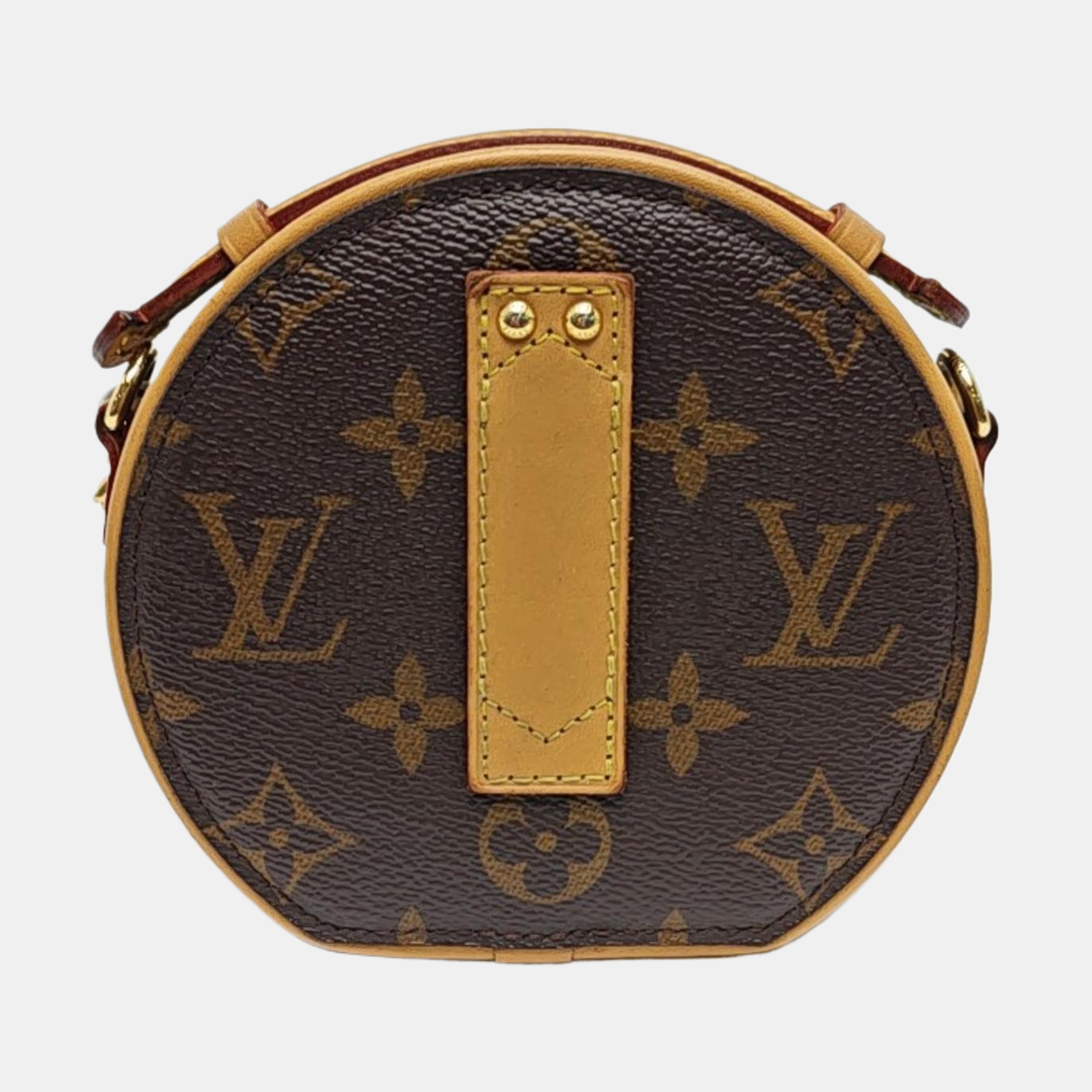 BOITE CHAPEAU Mini Monogram Coated Canvas Brown