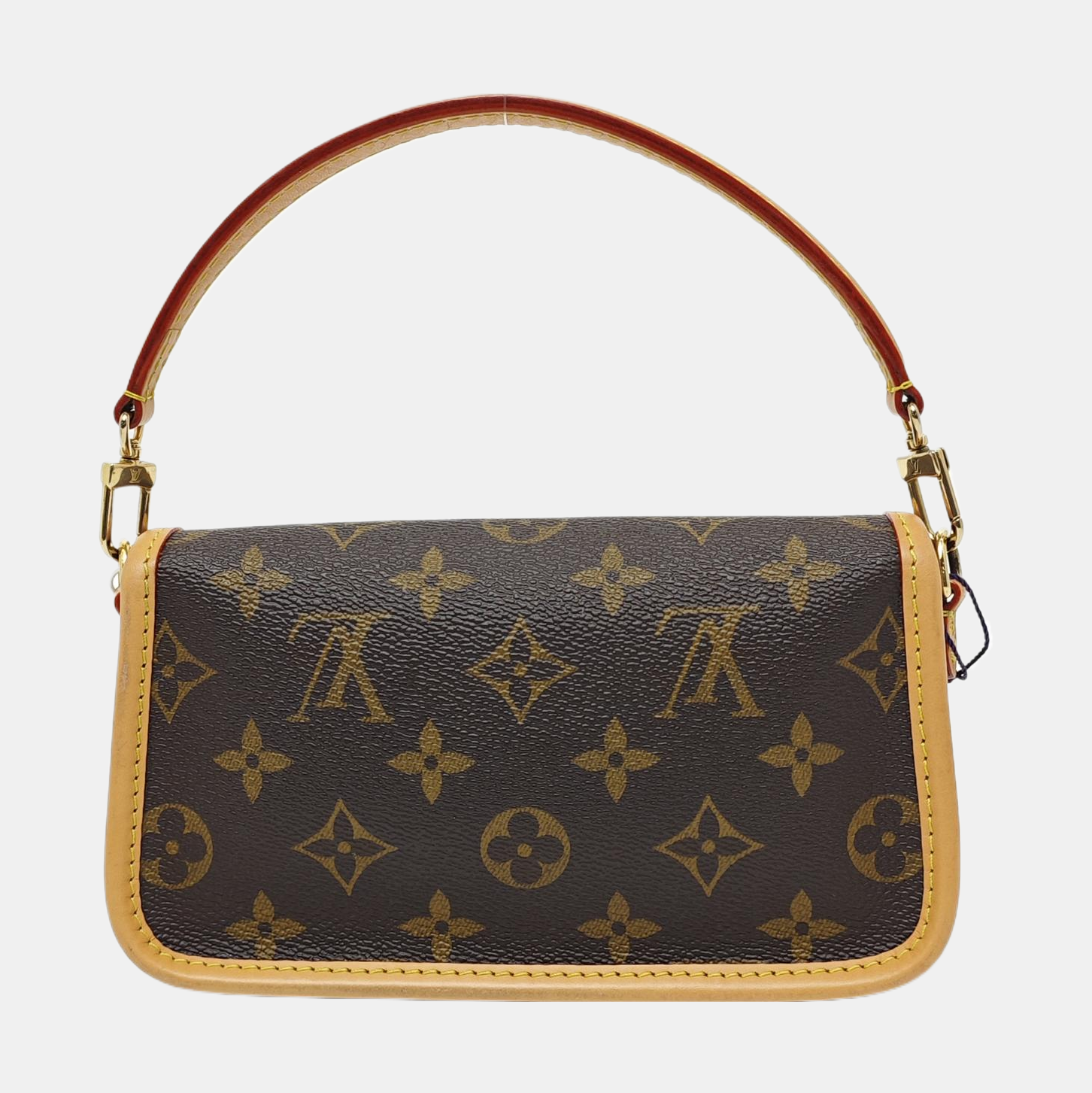 DIANE Nano Monogram Coated Canvas Brown