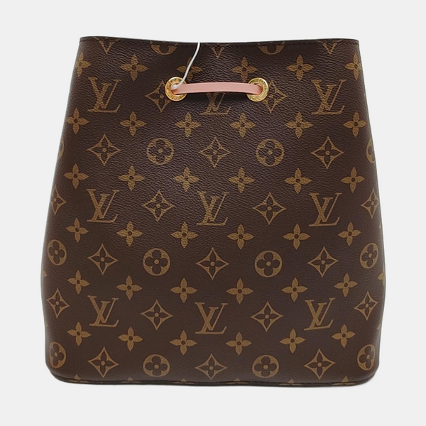 NÉONOÉ MM Monogram Coated Canvas Brown