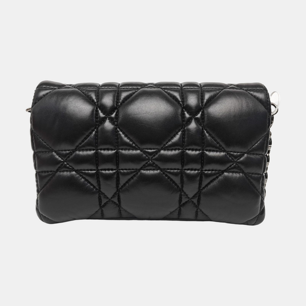 Dior Caro Small Cannage Calfskin Black