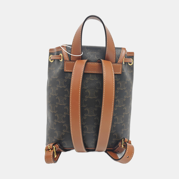 TRIOMPHE Mini Coated Canvas Brown