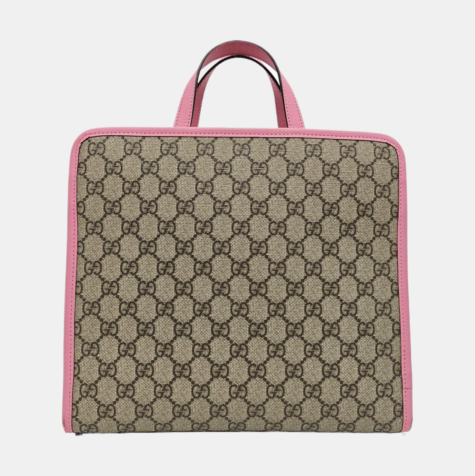 Children’s GG Bucket Monogram Coated Canvas Beige