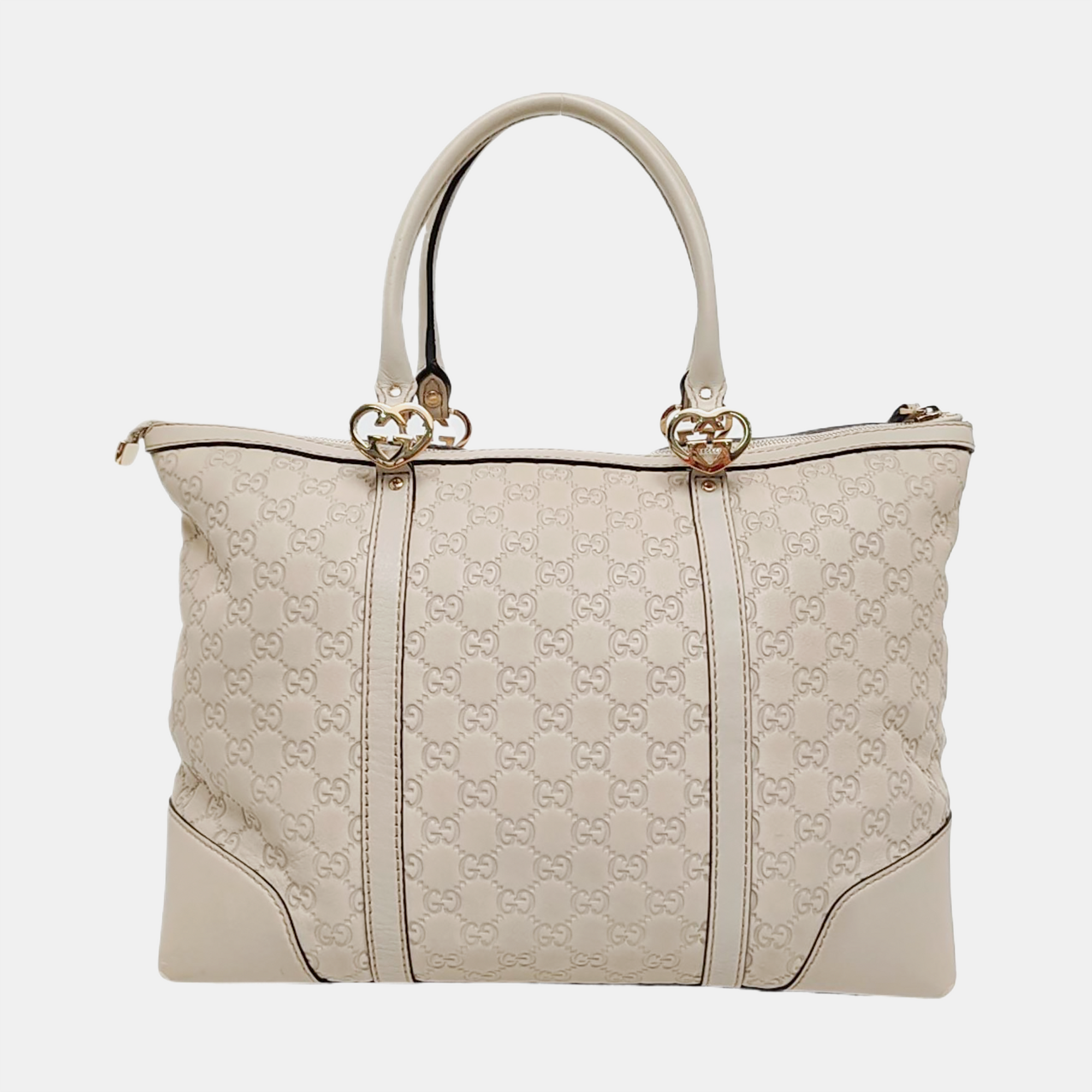 Lovely Medium Monogram Calfskin Beige
