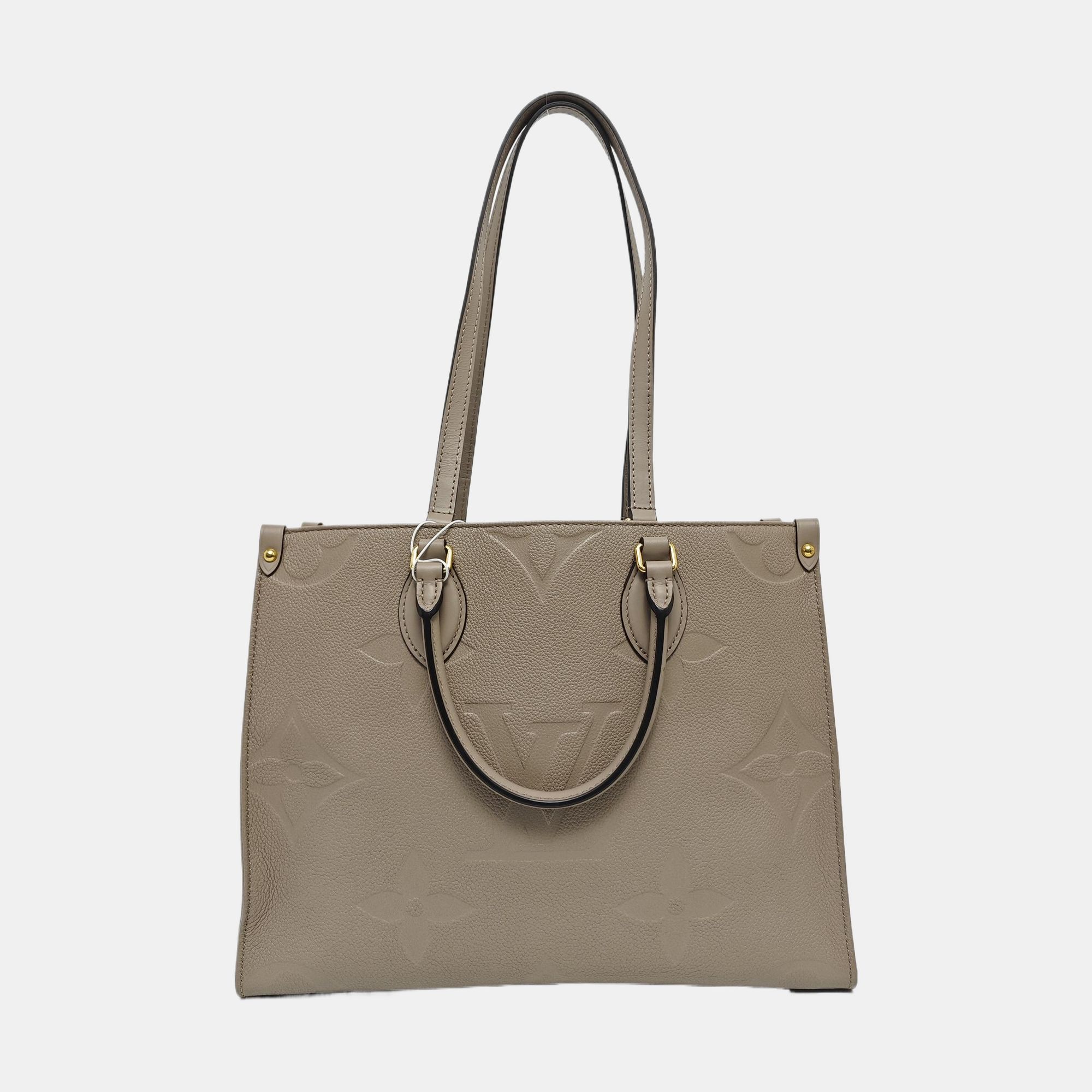ONTHEGO MM Monogram Calfskin Gray
