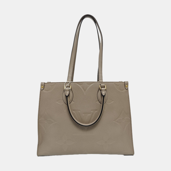 ONTHEGO MM Monogram Calfskin Gray