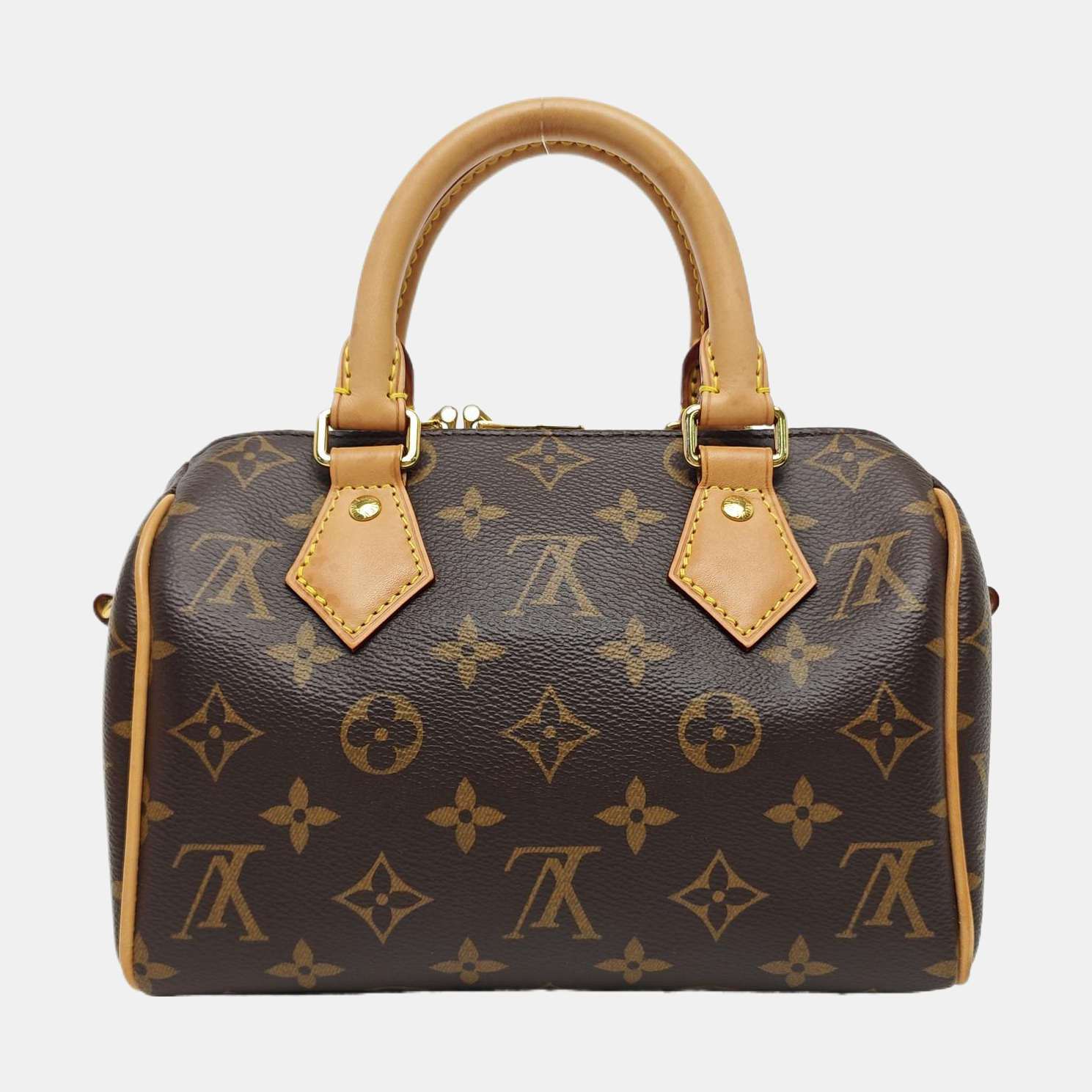 SPEEDY 20 Monogram Coated Canvas Brown