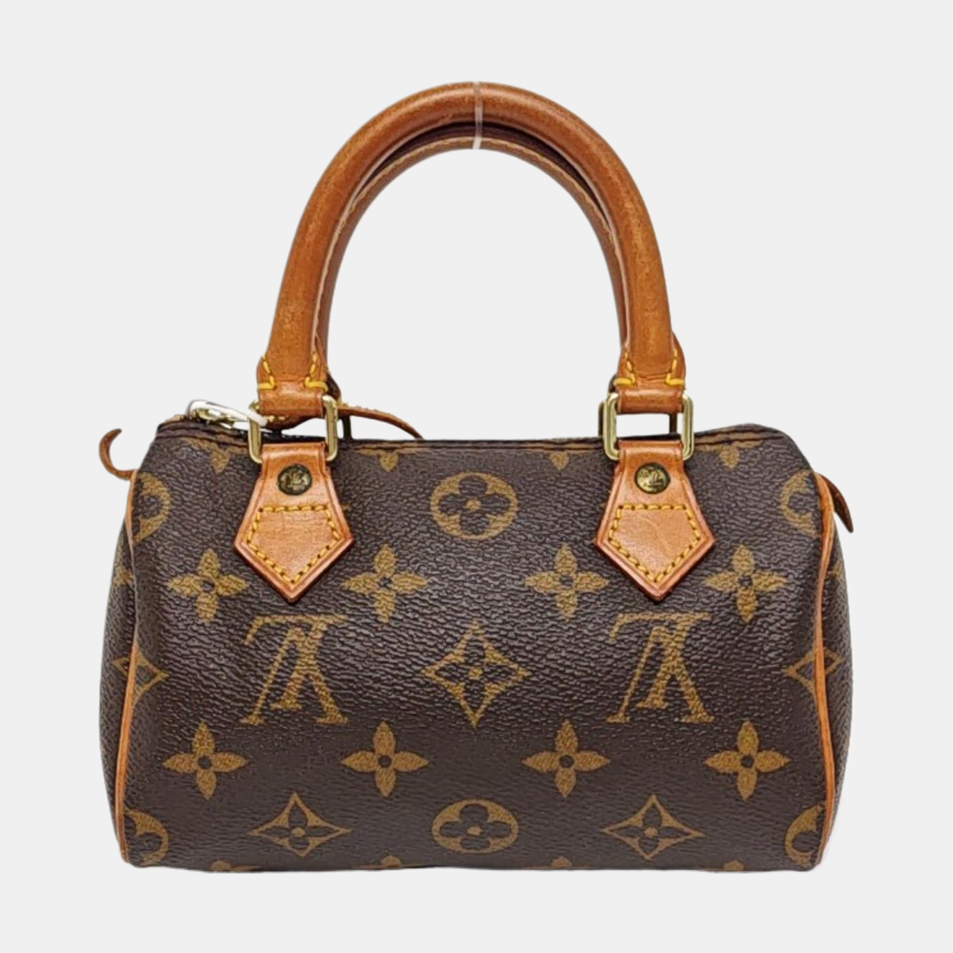 SPEEDY Nano Monogram Coated Canvas Brown