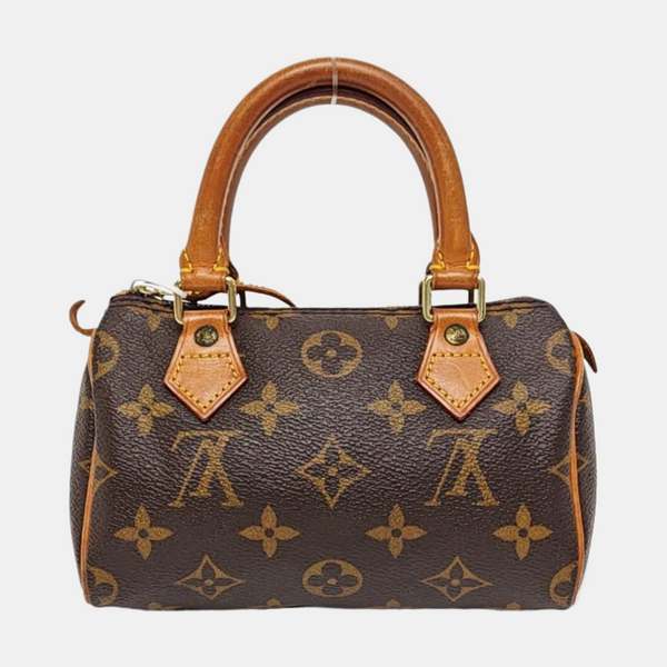 SPEEDY Nano Monogram Coated Canvas Brown