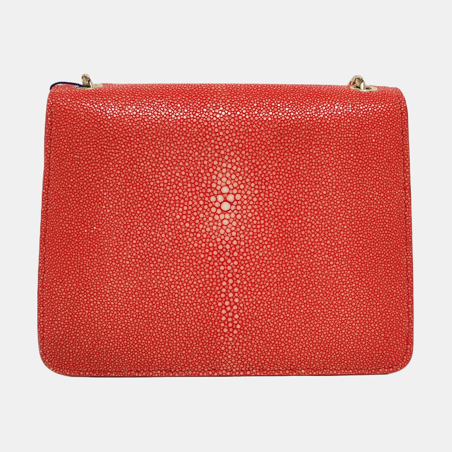 SERPENTI FOREVER Small Stingray Leather Red