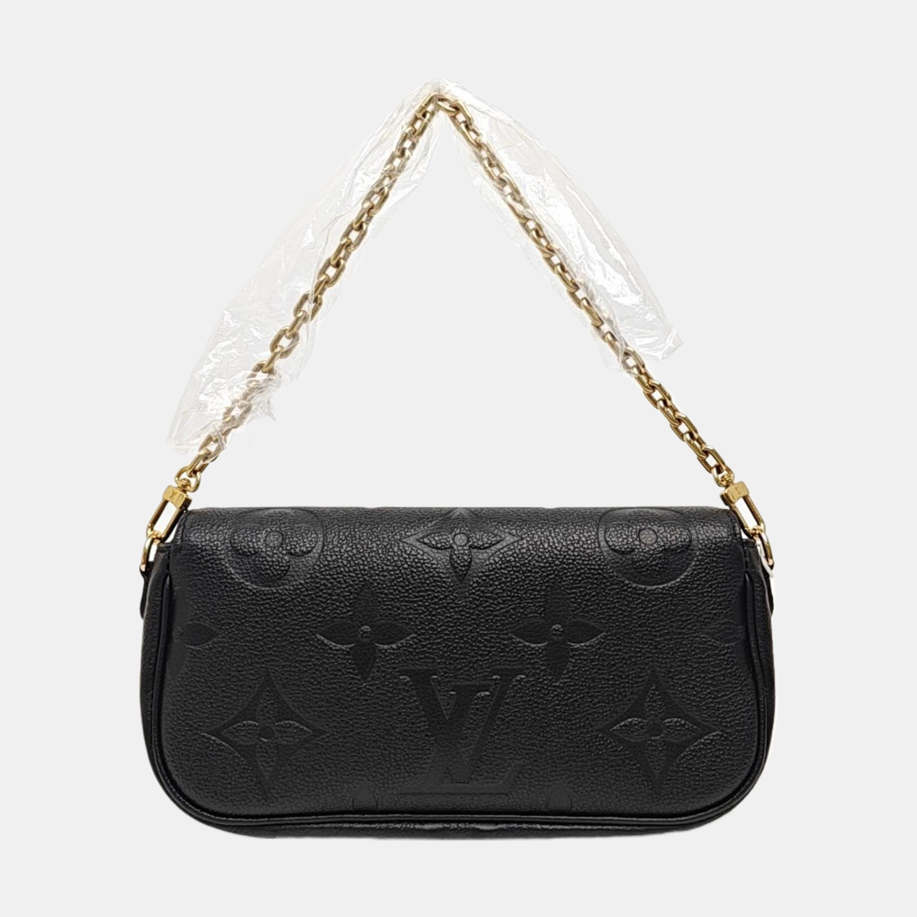 IVY Monogram Calfskin Black