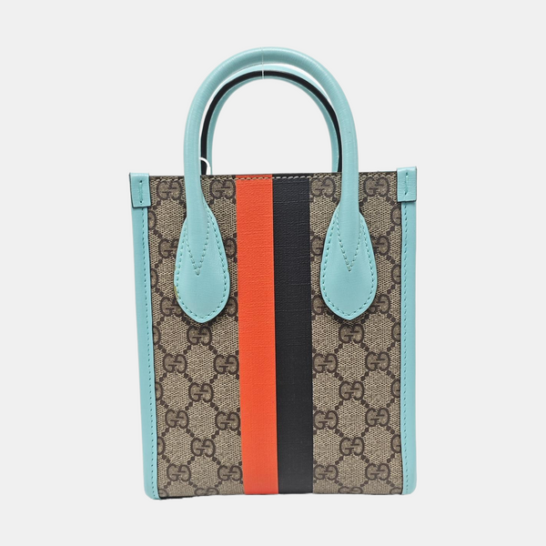 Retro Mini Monogram Coated Canvas Black