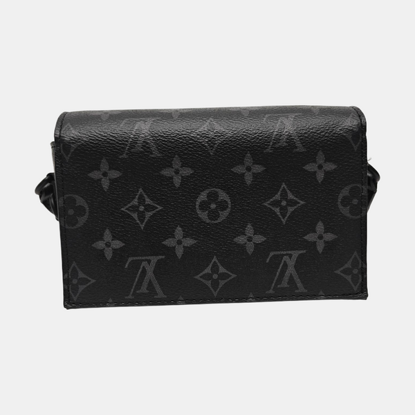 STEAMER Mini Monogram Coated Canvas Black