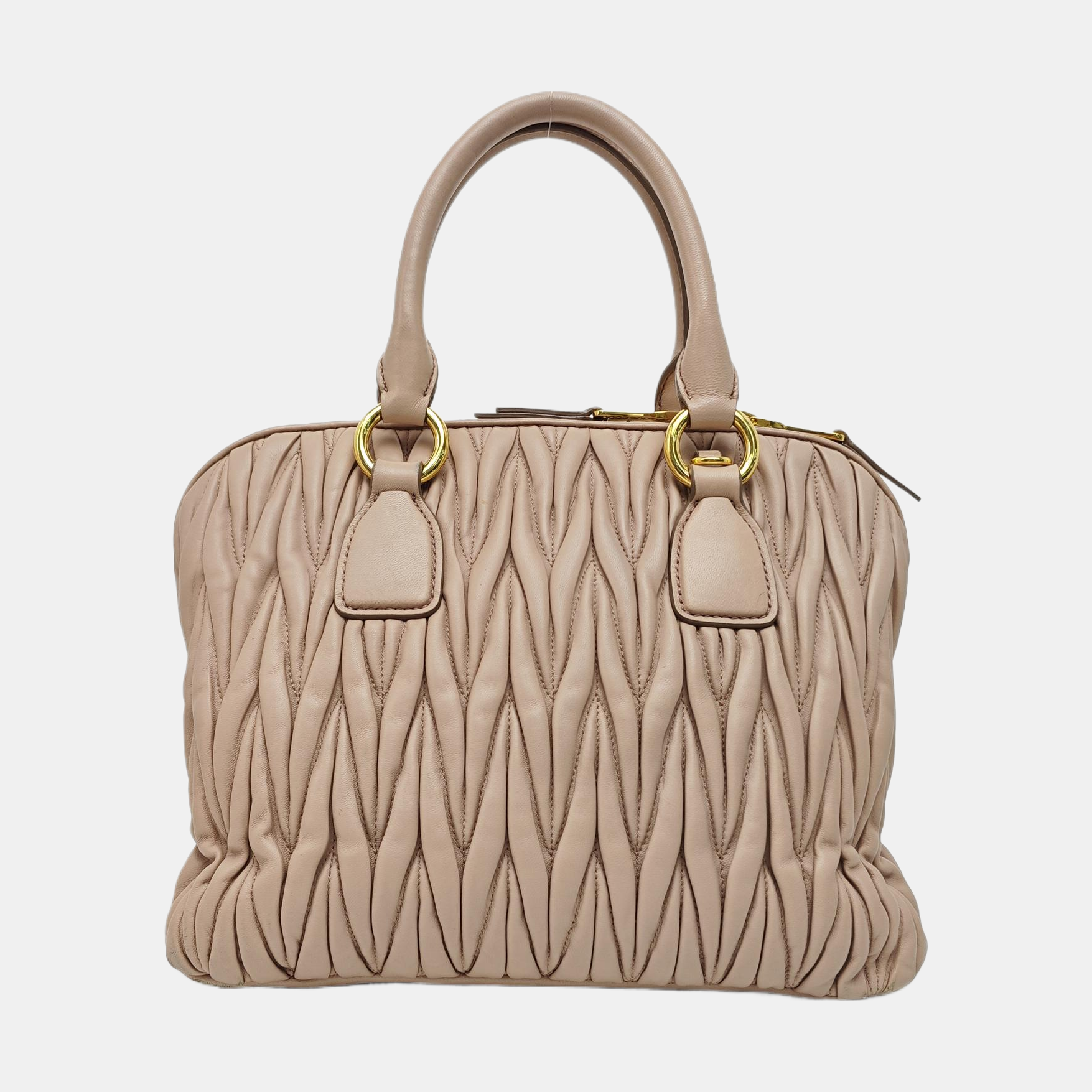 Madras Quilted Lambskin Pink