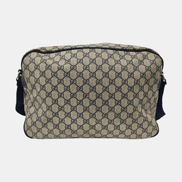 GG Supreme Monogram Coated Canvas Black
