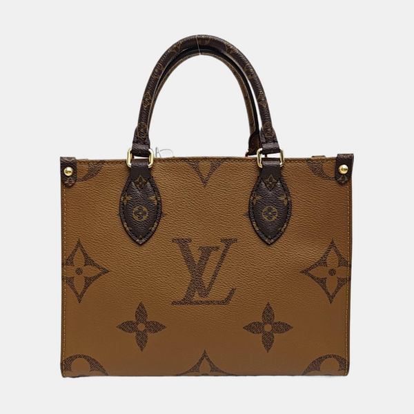 ONTHEGO PM Monogram Coated Canvas Brown