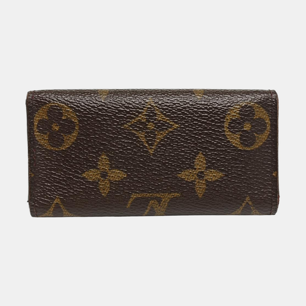 Monogram Coated Canvas Key Pouch Brown