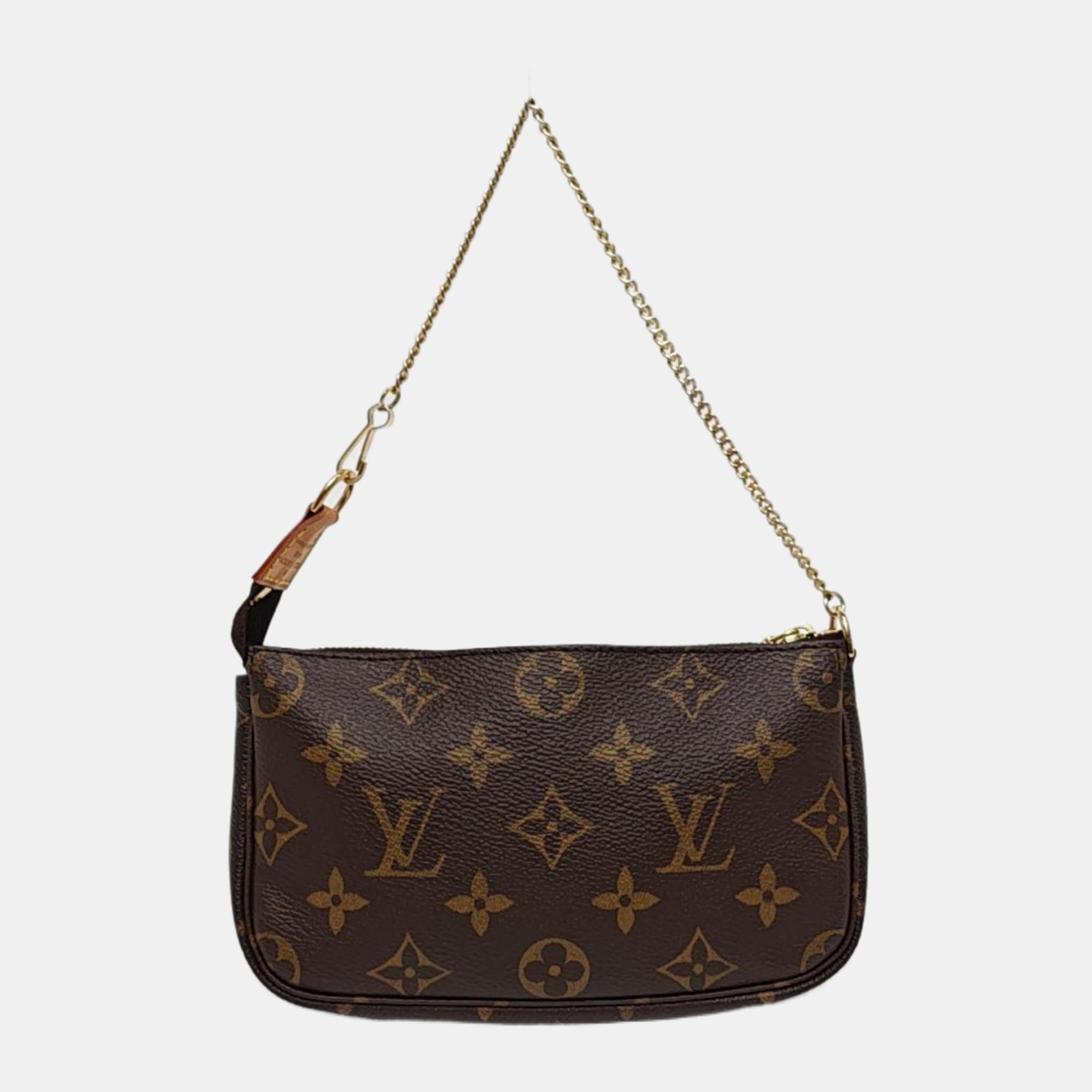 ACCESSOIRES MM Monogram Coated Canvas Brown