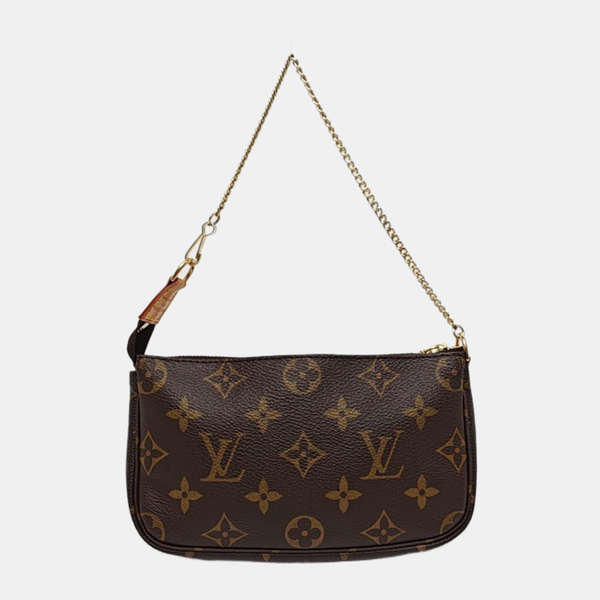 ACCESSOIRES MM Monogram Coated Canvas Brown